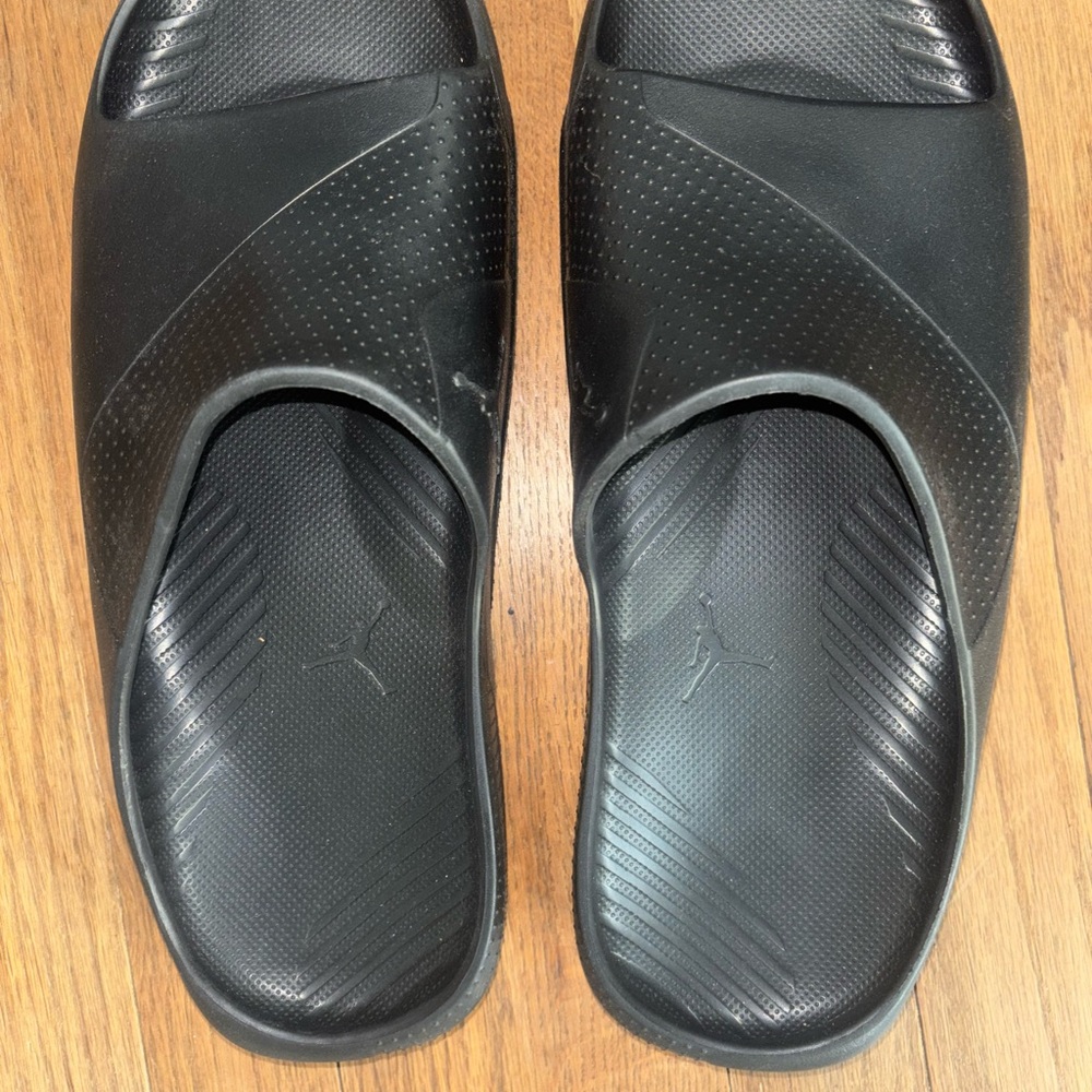 Black Slide Sandals